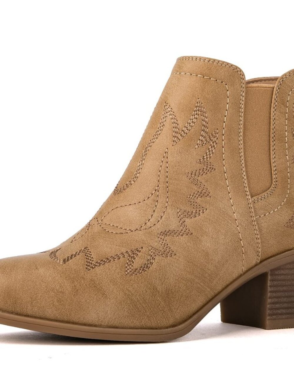 Women's Cowgirl Boots Pull On Ankle Booties